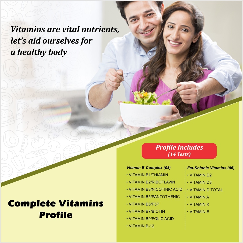 Thyrocare Complete Vitamins Profile 2499 14 Test Offer