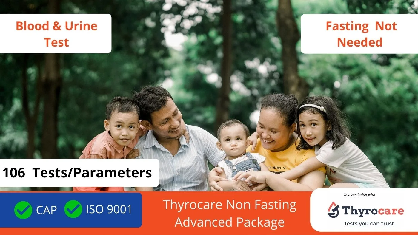 Thyrocare Non Fasting Advanced Package
